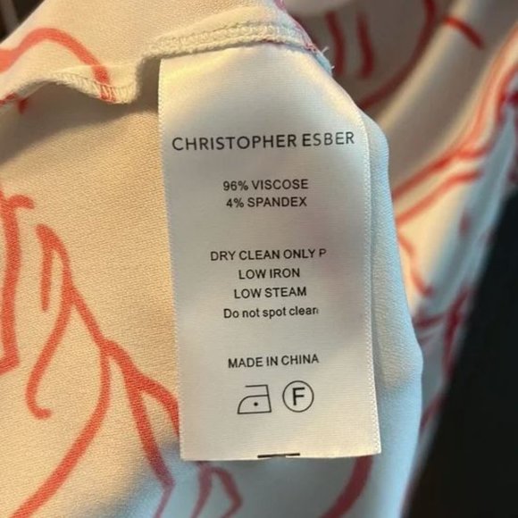 NWT Christopher Esber - Sculpted Twisted Tank Dress In Odyssey Print - Picture 13 of 13